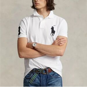 Polo Ralph Lauren
Men's Big Pony Custom Slim Fit Mesh Polo
